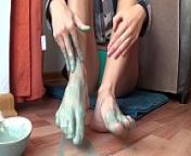 Camilla Moon - My really Dirty Talk and Footjob Closeup from my dirty smelly feet close up