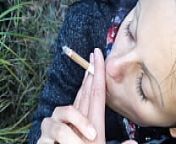 A stranger paid for a cigarette with cunnilingus - Lesbian Illusion Girls from smoking cigarettes sex