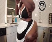 Behind the scenes Maid action from monster ass black ssbbw african