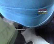 Latina Chubby WomanTouch his Dick in Train and he Liked ! from public bus groping
