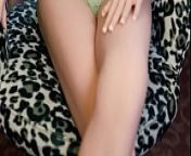 Hot asian love doll in green bikini with massive tits ready for doggystyle from www myporn com 400 monalisa sex vi