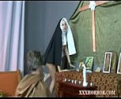 Nun Angelica Prones her ass with the cross from fem ass