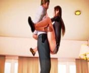 Cute lady in skirt has sex with a man in a hotel hentai animation video from lady cute on cama feme fun com