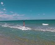 Russian Girl Sasha Bikeyeva - I'm nude and beautiful on Lago Saler beach in Valencia from vk nude girls run videos page 1 free nadiya