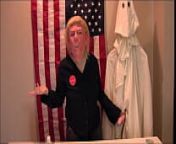 Donald Trump Press Conference KKK XXX from nude protest
