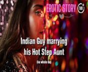 Indian Step Nephew marrying his Hot Step Aunt from indian old aunte