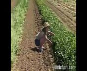 Sexy Teen Little April Does A Little Gardening from farm free po