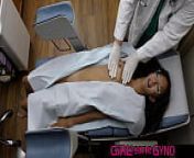 Mixed Cutie Genesis Gets 1st EVER Gyno Exam At Doctor Tampa & Nurse Aria Nicole's Gloved Hands From GirlsGoneGynoCom from black tan school girl in uniform