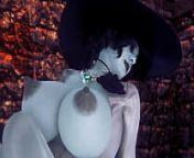 Lady Dimitrescu Reverse Cowgirl | Resident Evil Village Parody from xxx www date ladies village gril