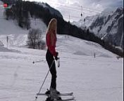 Eroberlin Anna Safina russian blond girl ski austria open public from ski instructor