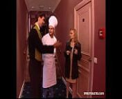 Dora Venter in Hotel Room Getting a Standing DP before an ATM Facial from dora em on