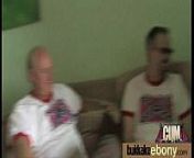 Naughty black wife gang banged by white friends 1 from gange group black