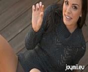 Joymii Renee Perez Masturbates Outdoor Deck from joymii com