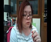 First Fags Of The Morning With BBW Tina Snua - Coughing Fetish from morning sex and first smoke of the day