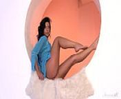 Blue Eyed Teen Beauty Kendra G Posing By The Circle from eyes g