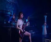 LOVEBITES band showing her sexy physical attributes in concert from french fami