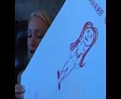 Lightspeed girls dancing and drawing each others from phimheovtporn tv lsc