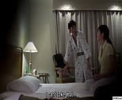 Japanese sports college graduate works as a hotel masseuse from japanese masseuse servicing client with english subtitles