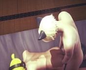 Yaoi Femboy Vocaloid - Len BLowjob & Doggystyle Fucked - Sissy Crossdresser Trap Japanese Asian Manga Anime Game Porn Gay from uncensored hentai gay crossdresser