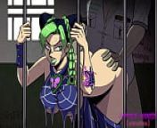 Jolyne Cujoh Gets her Thicc Ass Interrogated - Jojos Bizarre Adventure Commission from purplemantis