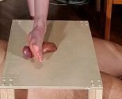 Domina bare feet cock stomping & footjob with huge cumshot pt2 HD from stomp furry