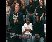What is the name of the blonde? Jerry springer from jerry show