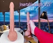 The Charmer by FUKENA - Realistic Dual Density Silicone Dildo from www six free com