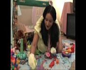DDLG ABDL diapered ladies Sarah in ABY clothing playtime from ddlg ageplay