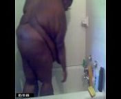 SSBBW black amateur MsBinthere shower from granny bbbw ssbbbw sex xxx russian