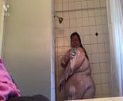 SSBBW Shower Routine from nude shower routine