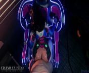 D.Va gets fucked with her big ass from d va