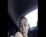 Masturbation in the car on the street. - xcamweb.com from red hair gf joi