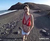 Lustery Submission #700: Miriam & Jorge - Love On The Rocks from 70 700 big cock blowjob female point of view
