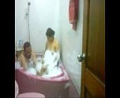 desi aunty bath tub from desi bathing hot