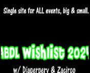 Diaperpervs 2024 ABDL Wishlist from the bike 2024