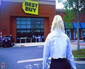 Mz Dani Ends Up Fucking Best Buy Employee While Her Husband Was Away from busty blonde pawg mz dani takes on brickzilla