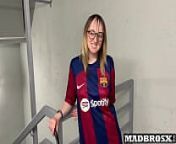 A Barcelona Supporter Fucked By PSG Fans in The Corridors Of The Football Stadium !!! from cricket stadium nufe