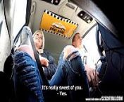 Unbelievable Reality - Strangers Voyeurs Watching Czech TAXI car in action from hidden cam in cab