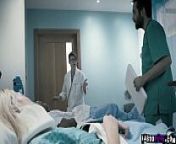 Creepy doctor fucks his teen patient Arya Fae! from bath in hospital