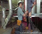 ClubInfernoDungeon - Construction Worker's Fist Buried Deep In Colleague's Hole from gay gloves