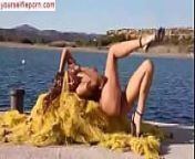 Maria Ryabushkina naked on the sea from maria julissa desnuda