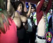 Mardi Gras Flashing from big boobs white women