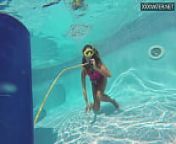 Cute teen Irina Poplavok swims naked underwater from yvm irina and daphne nude desi b