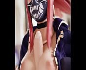 Akali masturbating with her tits league of legends from johnny legh gotty