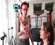 (dry version) behind the scene perv anal casting Gina Snow,0% pussy only anal,pissing,deep balls,bwc from sex on wc