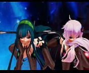 mmd two girls are like sheep from hentai anime mmd i like the move it mona x hilichurl dance amp sex