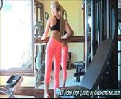 Sydney hot porn solo blonde gym work topless from ftv topless video