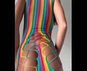 Nastya nass Twerking in Transparent Dress from nastya nass nude g string twerking video