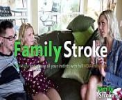 FamilyStroke: Milf Stepmommy Teaching Stepbrother and Stepdaughter from mom teaching son and daughter sex
