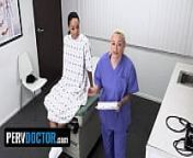 Perv Doctor - Hot Ebony Babe Alexis Tae Gets Special Pussy Treatment By Perv Muscular Doctor from nurse boobs treatment sleeping doctor